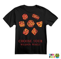 Choose Your Weapon Wiseley - D&D - Dungeons And Dragons - Majica