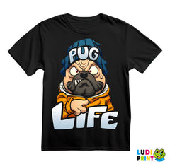 Pug Life - Mops - Pas - Dog - Majica