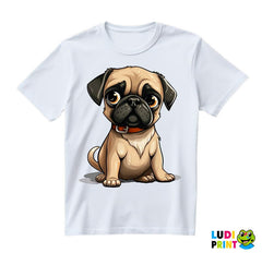 Slatki Mops Sedi - Pug - Pas - Dog - Majica
