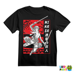 Mikasa - Red Attack - Attack On Titan - AOT - Majica