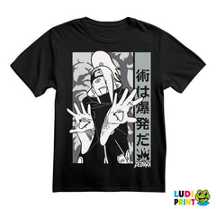 Deidara - Grey - Naruto - Majica