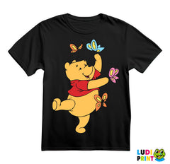 Vini Pu Se Igra Sa Leptirima - Crtani Flimovi - Majica