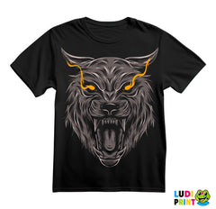 Sa Vatrenim Očima - Vuk - Životinje - Majica