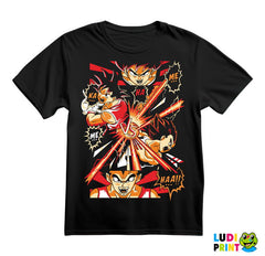 Kamehameha - Red And Orange - Goku - Dragon Ball - Majica