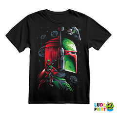 Boba Fett - Side Portrait - Star Wars - Majica