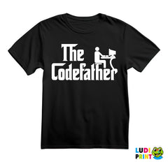 The CodeFather - Binary Code - Geek - Majica