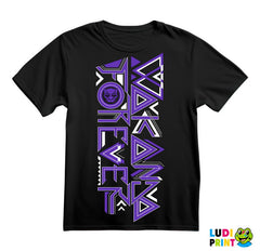 Wakanda Forever - Purple Lines - Black Panther - Majica