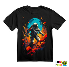 Astronaut I Narandžasto Kamenje - Space - Svemir - Majica