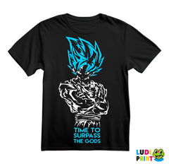 Time To Surpass The Gods - Goku - Dragon Ball - Majica