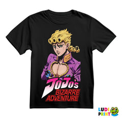 Giorno Giovanna And Logo - Jojo's Bizarre Adventure - Majica