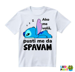 Pusti Me Da Spava - Lilo I Stič - Crtani Filmovi - Majica