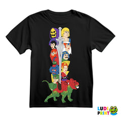 Mač I Likovi - Masters of the Universe - Majica