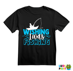 Wishing I Was Fishing Man In A Boat - Pecanje - Majica