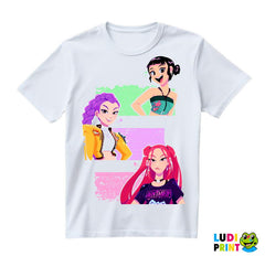 Rumi, Mira And Zoey - Dots - Huntrix - Kpop Demon Hunters - Majica