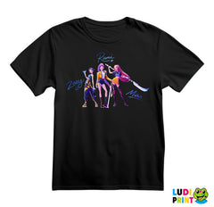 Rumi, Mira And Zoey - Signature - Huntrix - Kpop Demon Hunters - Majica