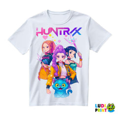 Rumi, Mira,Zoey And Derpy - Huntrix Logo - Kpop Demon Hunters - Majica