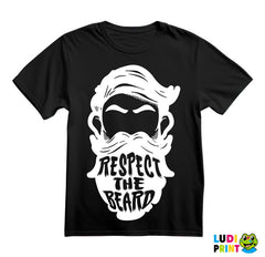 Respect The Beard Face - Brada - Majica