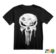 Dripping Paint Skull Logo - Punisher - Majica