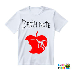 Red Apple And Logo - Death Note - Majica