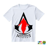 Black Logo And Red Guy - Assassin's Creed - Majica