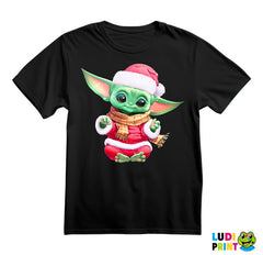 Baby Yoda With Christmas Hat - Yoda - Mandalorian - Star Wars - Majica