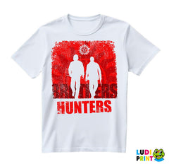 Sam And Dean - Hunters - Red - Supernatural - Majica