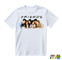 Drinking Coffee And Logo - Friends - Prijatelji - Majica