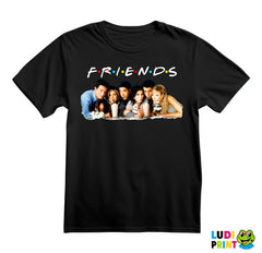 Drinking Coffee And Logo - Friends - Prijatelji - Majica