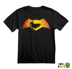 Orange And Yellow Logo - Batman - Majica