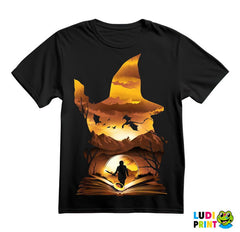 Gandalf And Mountains - Lord Of The Rings - LOTR - Majica