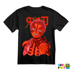 Akaza - Red - Demon Slayer - Majica