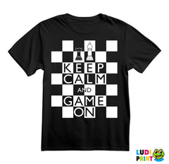 Keep Calm And Game On - Queen's Gambit - Majica