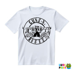 GUNS N ROSES - Circle Logo - Muzika - Majica