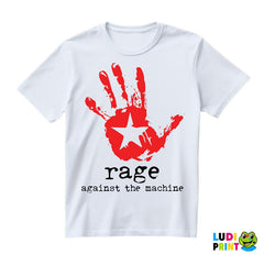 Rage Against The Machine - Red Hand And The Star - Muzika - Majica