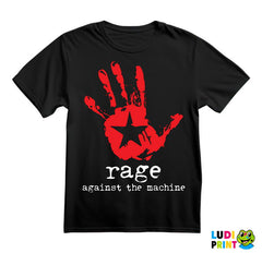 Rage Against The Machine - Red Hand And The Star - Muzika - Majica