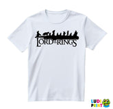 Black Silhouette - Fellowship Shadows- Lord Of The Rings - LOTR - Majica