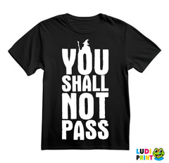You Shall Not Pass - Gandalf - Blue - Lord Of The Rings - LOTR - Majica