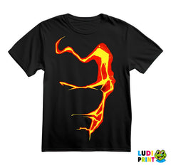 Red And Yellow Conture - Iron Man - Majica