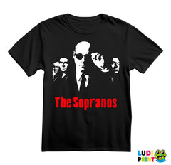 White Outline - The Sopranos - Majica