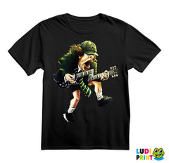AC - DC - Angus Young - Caricature - Muzika - Majica