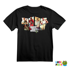 Caracters And Logo - GTA 5 - Majica