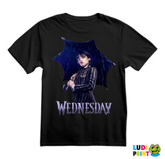 With An Umbrella - Rain - Wednesday - Sreda - Majica