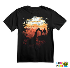 Giraffe - Ellie And Joel - Orange - The Last Of Us - Majica