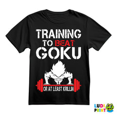 Training To Beat Goku Or At Least Krillin - Trening - Majica