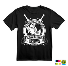 Night's Watch - Crows - The Sword In The Darkness, The Watcher On The Wall - Game Of Thrones - GOT - Majica
