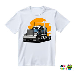 Truck And The Sunset - Kamion - Kamiondžija - Majica