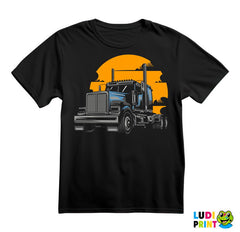 Truck And The Sunset - Kamion - Kamiondžija - Majica
