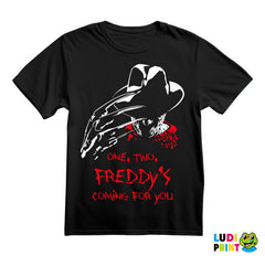 One, Two, Freddy's Coming For You - White And Red - Filmovi - Majica
