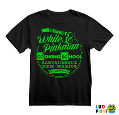 Yo! It's The White & Pinkman's Cooking School Albuquerque New Mexico - Green - Breaking Bad - Majica