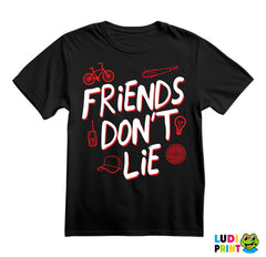 Friends Don't Lie - Red Outline - Stranger Things - Majica